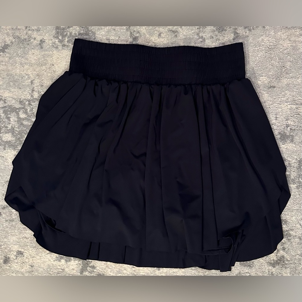 Seawhisper 20” Knee Length Black High Waisted Plus Size Skort Shorts Size 12-14